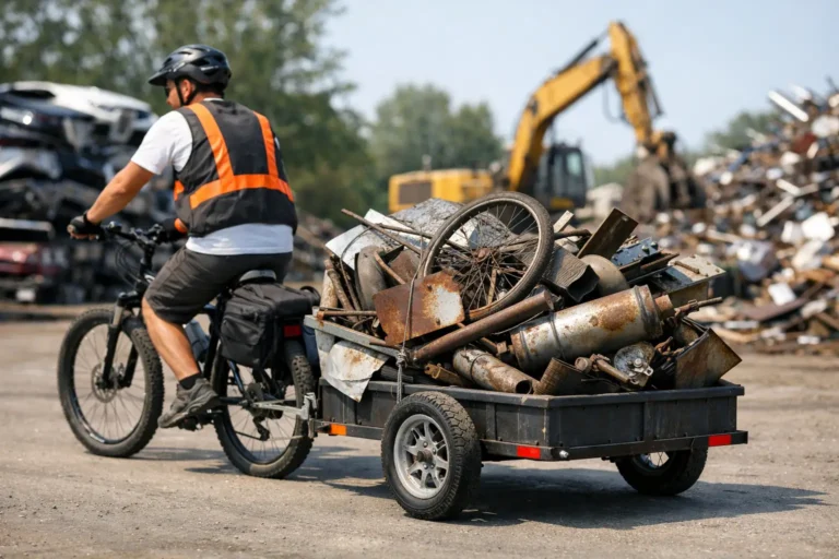 Bike Tow Scrap Transport Done Right