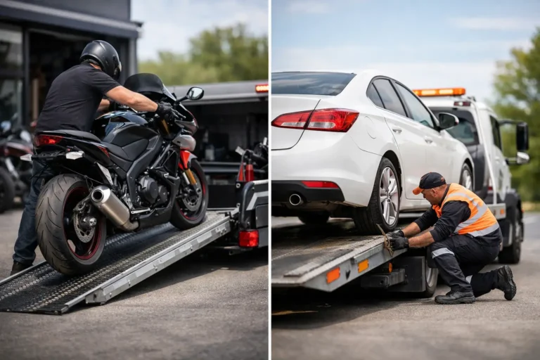 Motorcycle Specialist vs Car Towing