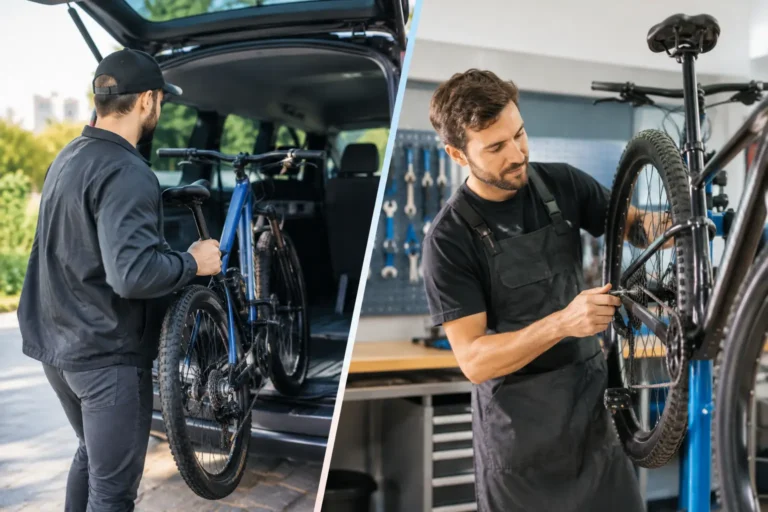 Bike Repair Pickup vs Ride In for Busy Riders