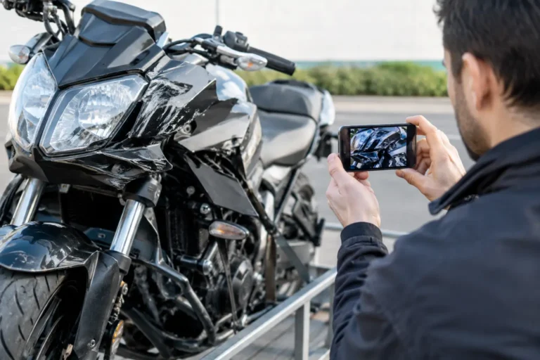 How to Document Motorcycle Transport Damage