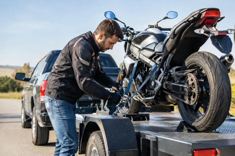 How to Prepare a Motorcycle for Towing Safely