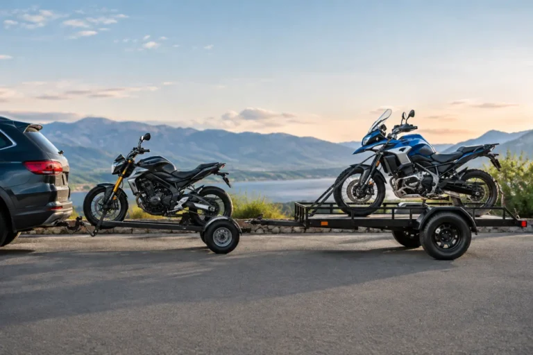 Motorcycle Towing Versus a Trailer for Your Bike